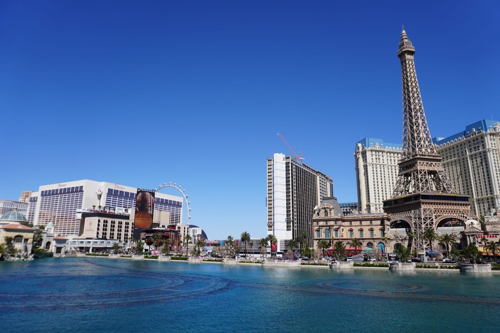 A skyline of Las Vegas